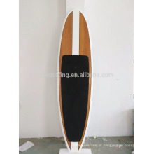 2016 quente !!!! Folha de bambu com fibra de vidro e resina epóxi SUP paddle board / madeira stand up paddle board